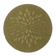 Beaded Embroidered Placemat Changes : To be made in Gold - 180-0800044