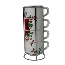 TAZA C/ ESTANTE 11.8X11.8X25.2 - 180-1000151