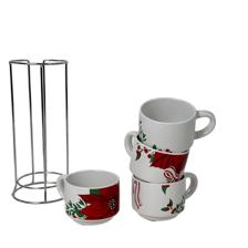 TAZA C/ ESTANTE 11.8X11.8X25.2 - 180-1000151