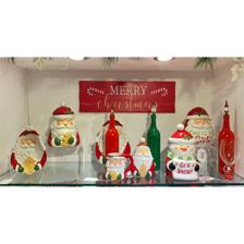 SNOWMAN CERAMIC CANISTER - 180-1300078