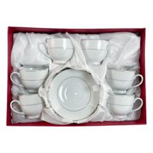 JG D/TAZAS C/PLATO 6 PZ 80ML 8 - 180-1700079