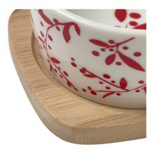 2 CERAMIC BOWL WITH DECAL DIA8.5X4
1 BAMBOO TRAY 25X9.5
COLO - 180-2000073