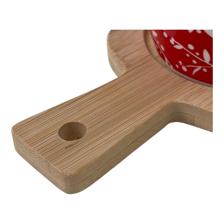 2 CERAMIC BOWL WITH DECAL DIA8.5X4
1 BAMBOO TRAY 25X9.5
COLO - 180-2000073