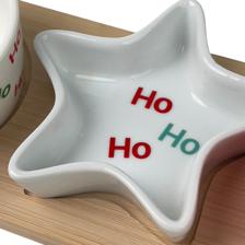 2 CERAMIC BOWL WITH DECAL DIA8.5X4
1 STAR CERAMIC DISH WITH - 180-2000083