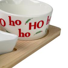 2 CERAMIC BOWL WITH DECAL DIA8.5X4
1 STAR CERAMIC DISH WITH - 180-2000083