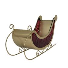 METAL /GLASS  SLEIGH - 180-2500099