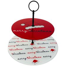 BANDEJA 2NIV 27X27X22,5 CM - 180-3100115