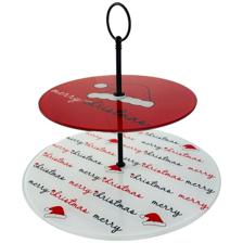 BANDEJA 2NIV 27X27X22,5 CM - 180-3100115
