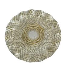 PORTAPLATO DE VIDRIO 33.3X33.3 - 180-3200129
