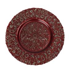 PORTAPLATO DE VIDRIO 33CM - 180-3200148