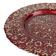 PORTAPLATO DE VIDRIO 33CM - 180-3200148