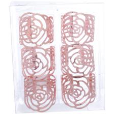 SET OF 6 NAPKIN RING - 180-3300178