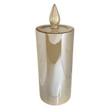 ADORNO VELA DE VIDRIO C/LUZ 9x - 180-3300675