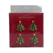 SET OF 4 NAPKIN RINGS - 180-4000003