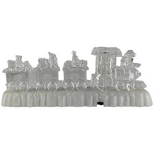 MUSICAL LED LIGHTED TRAIN ON BASE  USES 3 "AAA" BATTERIES (N - 200-1000155