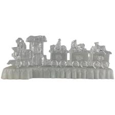 MUSICAL LED LIGHTED TRAIN ON BASE  USES 3 "AAA" BATTERIES (N - 200-1000155