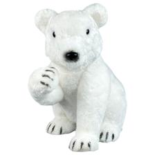 DECORAÇÃO DE URSO POLAR 18X30X32CM - 200-2400419
