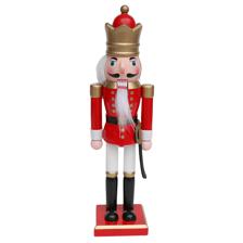 30CM WOODED NUTCRACKER - 200-4100098