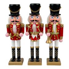 30cm WOODED NUTCRACKER - 200-4100334