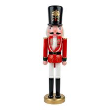 38cm WOODED NUTCRACKER - 200-4100342