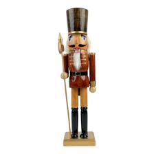 38cm WOODED NUTCRACKER - 200-4100351