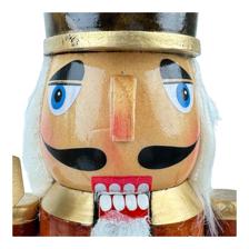 38cm WOODED NUTCRACKER - 200-4100351