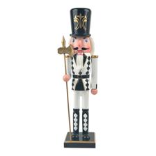 38cm WOODED NUTCRACKER 3 ASST - 200-4100384