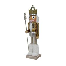 38CM WOODED NUTCRACKER - 200-4100404