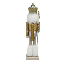38CM WOODED NUTCRACKER - 200-4100404