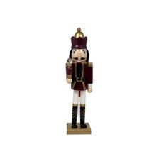 38CM WOODED NUTCRACKER - 200-4100438