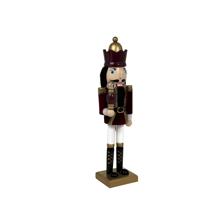 38CM WOODED NUTCRACKER - 200-4100438