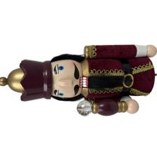 38CM WOODED NUTCRACKER - 200-4100438
