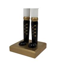 38CM WOODED NUTCRACKER - 200-4100438