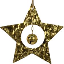 DECORAÇÃO DE ESTRELA SUSPENSA 31X6X3 - 200-4200222