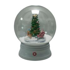 MUSICAL LED SNOW GLOBE WITH MULTI-LIGHT LED 3PCS 1.5V AA BAT - 200-4300064