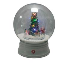 MUSICAL LED SNOW GLOBE WITH MULTI-LIGHT LED 3PCS 1.5V AA BAT - 200-4300064