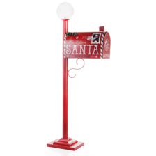 METAL X'MAS MAILBOX W/SOLOR LIGHT - 200-4500019