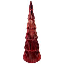 GLASS XMAS TREE W/LIGHT W/O BATTERY - 200-5800648