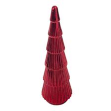 GLASS XMAS TREE W/LIGHT W/O BATTERY - 200-5800648