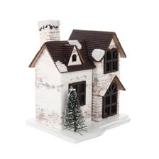 PAPER HOUSE W/LED LIGHT & 2PCS - 200-6600158B