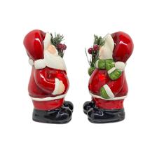 SANTA & SNOWMAN W/LIGHT ( USE2 PCS "LR44" BUTTON CELL INCLU - 200-6700009