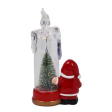 PAPAI NOEL COM VELA COM LUZ A/BAT3 9.7 - 200-6700169B