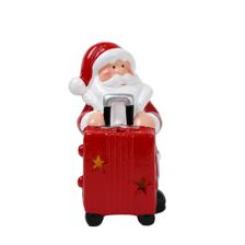 CERAMIC SANTA / SUITCASE W/LIGHT - 200-6700216B