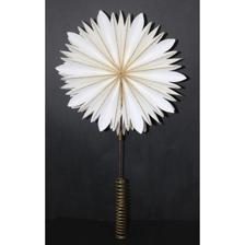 Fsc Mill Made Paper Tree Top With Gold Glitter & Gold  Metal - 200-810003