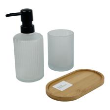 JUEGO D/BAÑO 300ML 16X8.5X18CM - 200-8700157