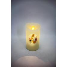 CANDLE WITH LIGHT C/MOV 10X10X18CM - 200-9200028