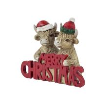 POLYRESIN HIGHLAND COW DCOR - 201-0100357