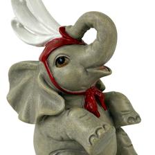 ELEFANTE DECORATIVO EM POLIÉSTER 14 - 201-0100361