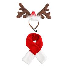 SET OF 2 CHRISTMAS PET SET INCLUDE HEADBAND AND SCARF.HEADBA - 201-0300669