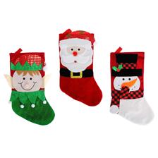 CHRISTMAS CHARACTER STOCKING.SIZE:18IN(H) X 7.5IN(L).3 ASST - 201-0300697